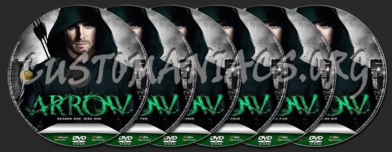 Arrow Season One dvd label