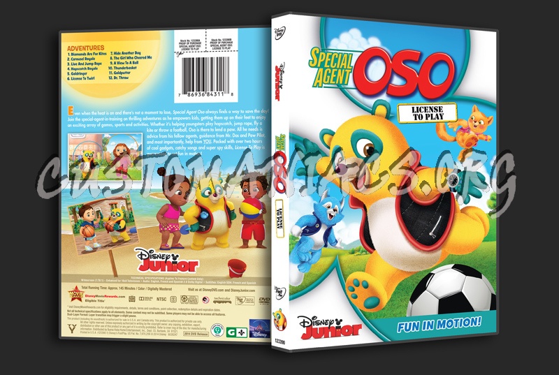 Special Agent OSO License to Play dvd cover