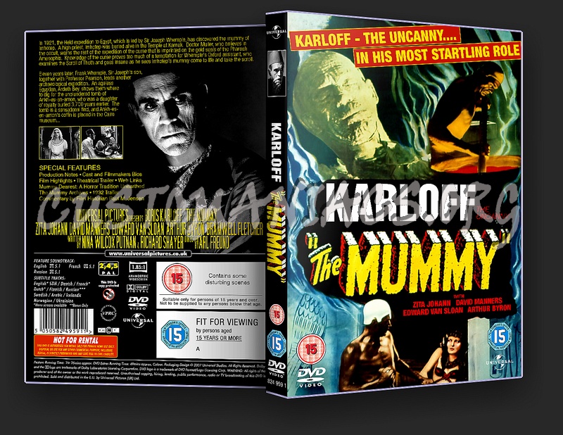 The Mummy dvd cover