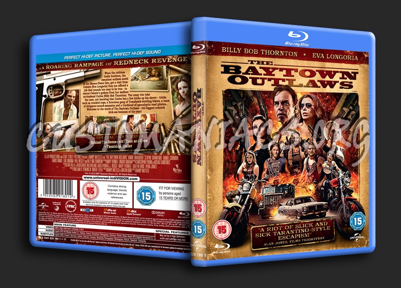 The Baytown Outlaws blu-ray cover