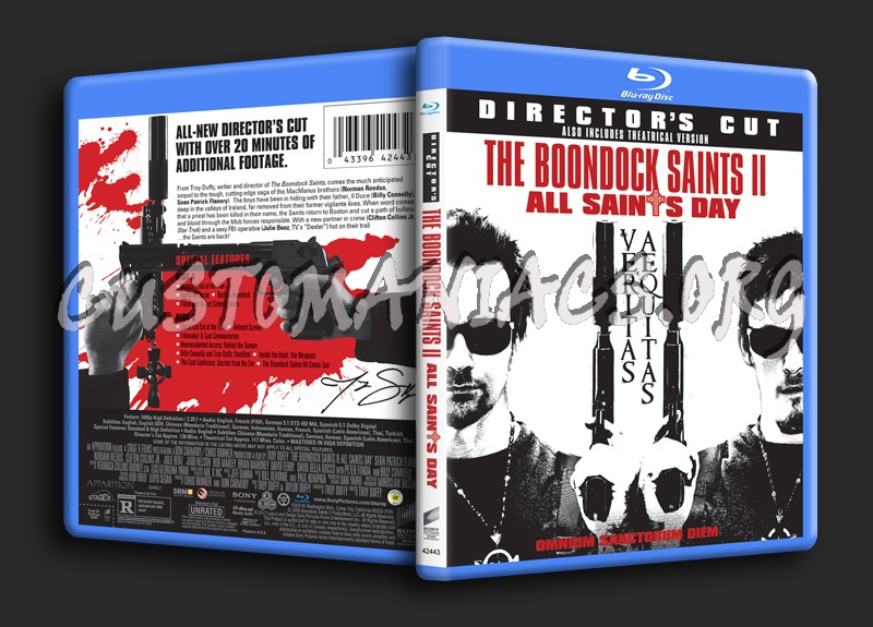 The Boondock Saints II All Saints Day blu-ray cover