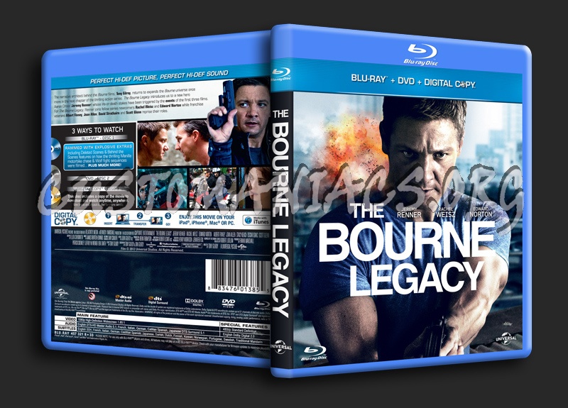 The Bourne Legacy blu-ray cover