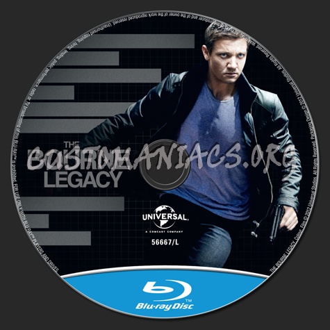 The Bourne Legacy blu-ray label