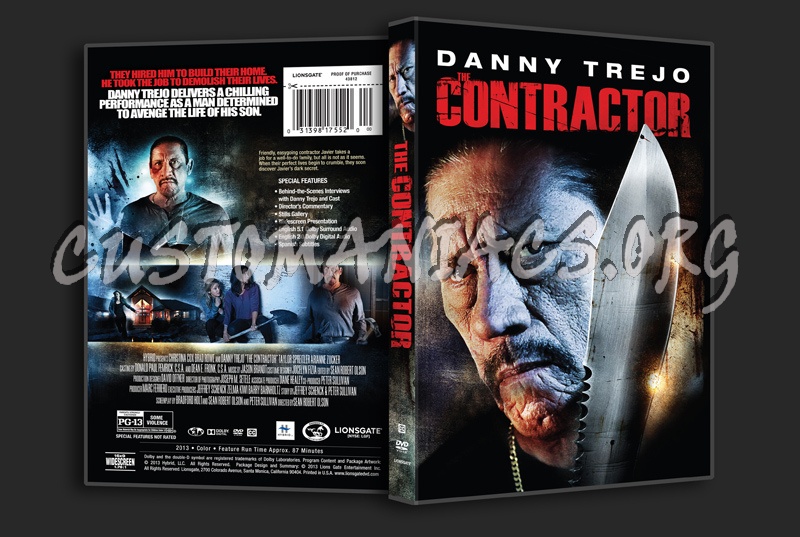 The Contractor dvd cover