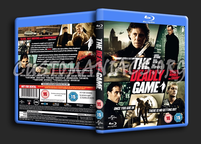 The Deadly Game blu-ray cover