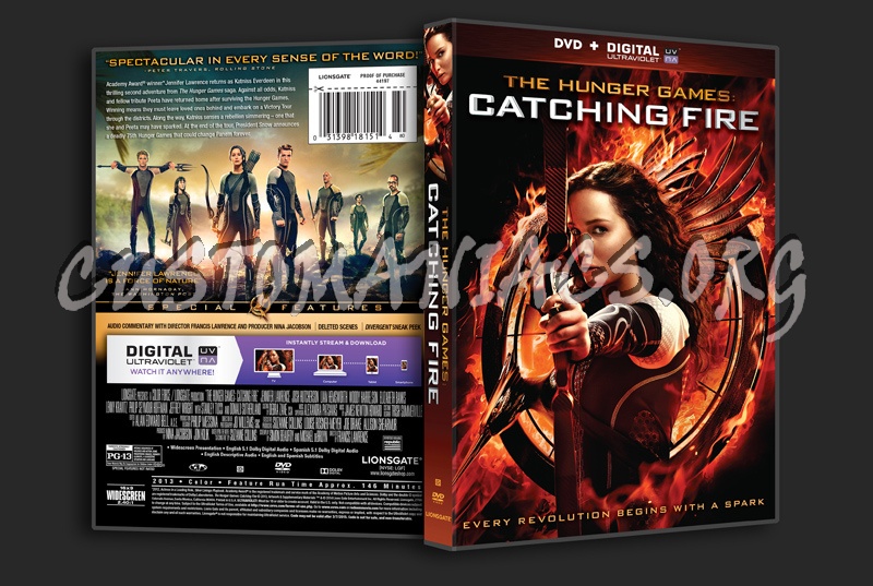 The Hunger Games Catching Fire dvd cover