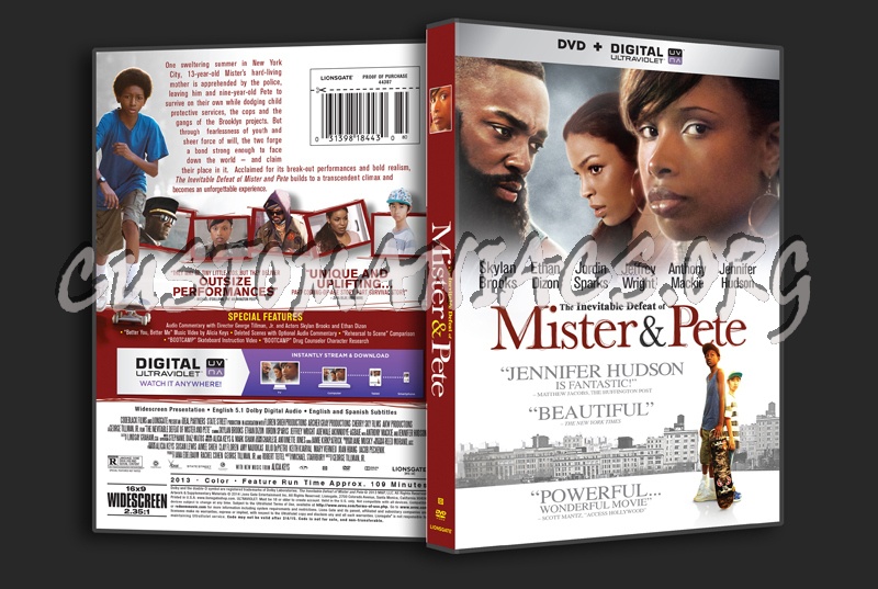 The Inevitable Defeat of Mister & Pete dvd cover