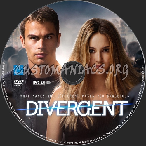 Divergent dvd label