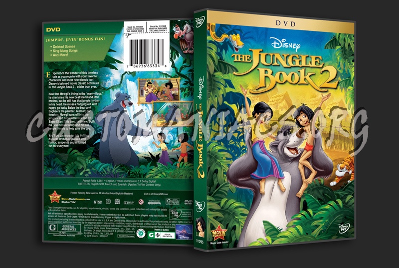 The Jungle Book 2 dvd cover