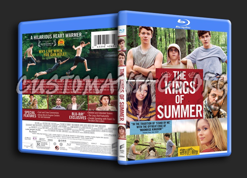 The Kings of Summer blu-ray cover