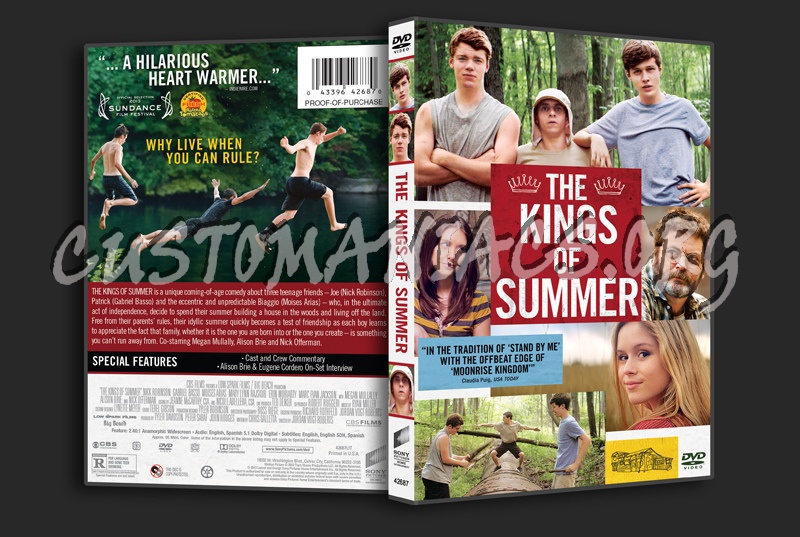 The Kings of Summer dvd cover