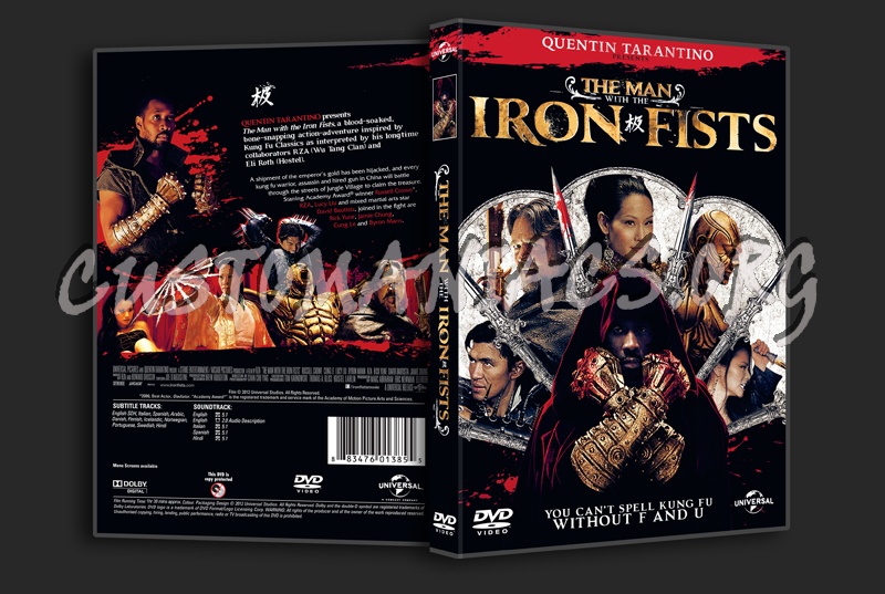 The Man With the Iron Fists dvd cover