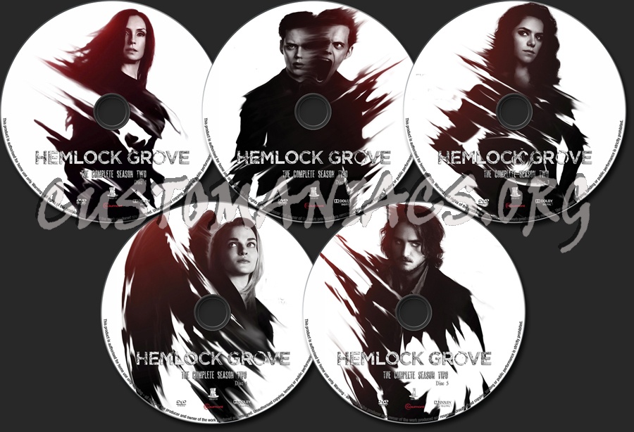 Hemlock Grove Season 2 dvd label