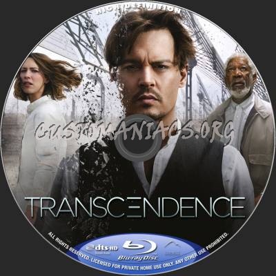 Transcendence blu-ray label