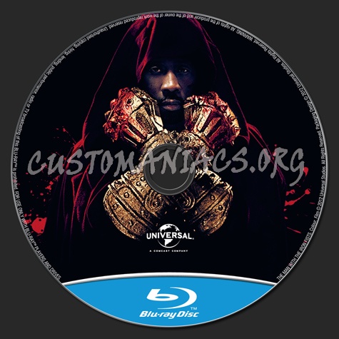 The Man With the Iron Fists blu-ray label