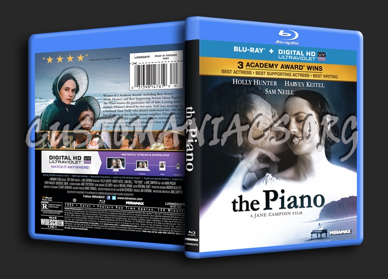 The Piano blu-ray cover