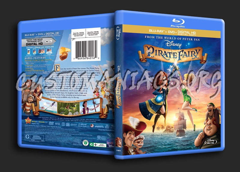 The Pirate Fairy blu-ray cover