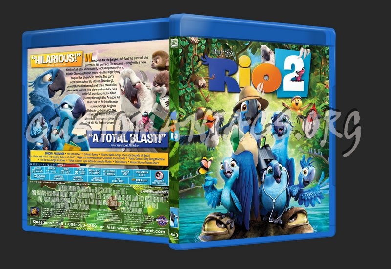 Rio 2 blu-ray cover