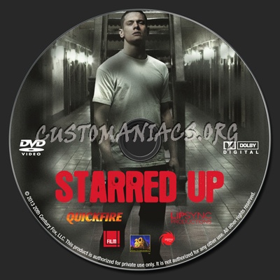 Starred Up dvd label