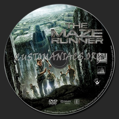 The Maze Runner dvd label