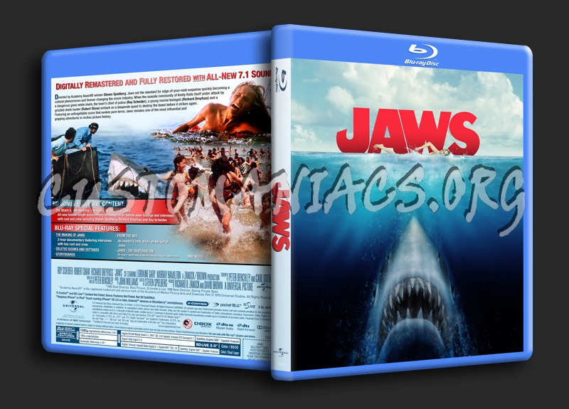 Jaws blu-ray cover