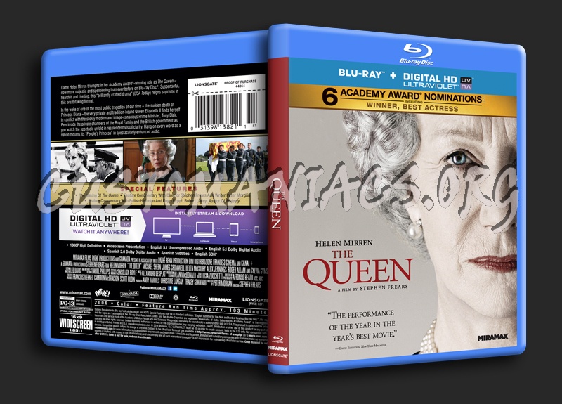 The Queen blu-ray cover