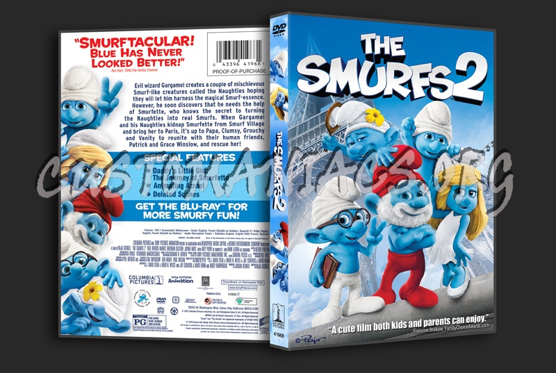 The Smurfs 2 dvd cover