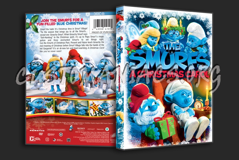 The Smurfs A Christmas Carol dvd cover
