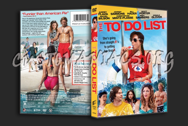 The To Do List dvd cover