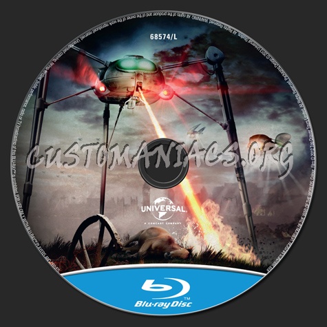 The War of the Worlds Live From the O2 blu-ray label