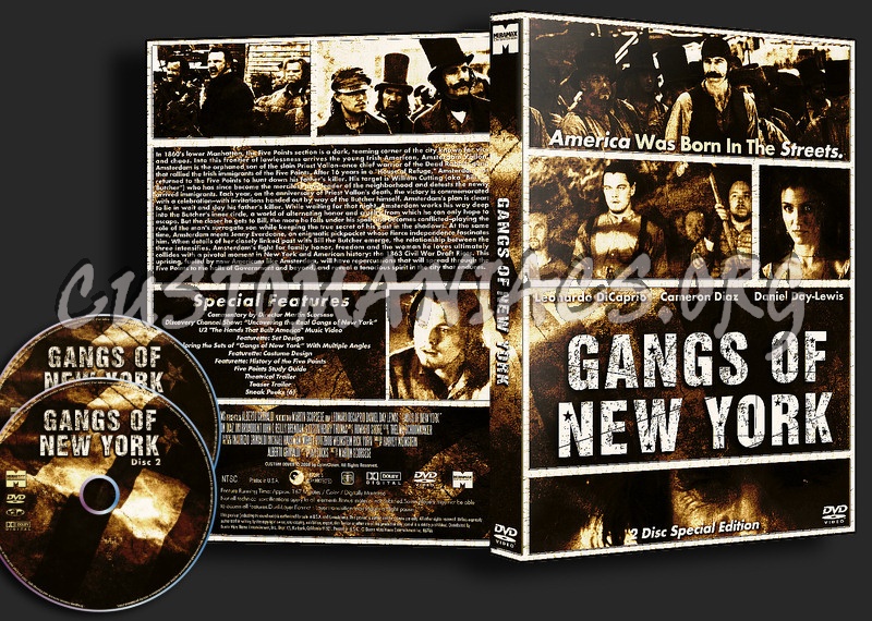Gangs of New York dvd cover