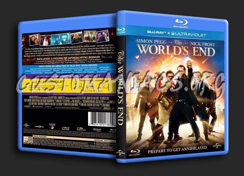 The World's End blu-ray cover