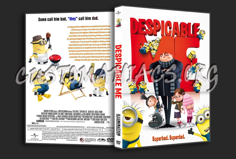 Despicable Me dvd cover