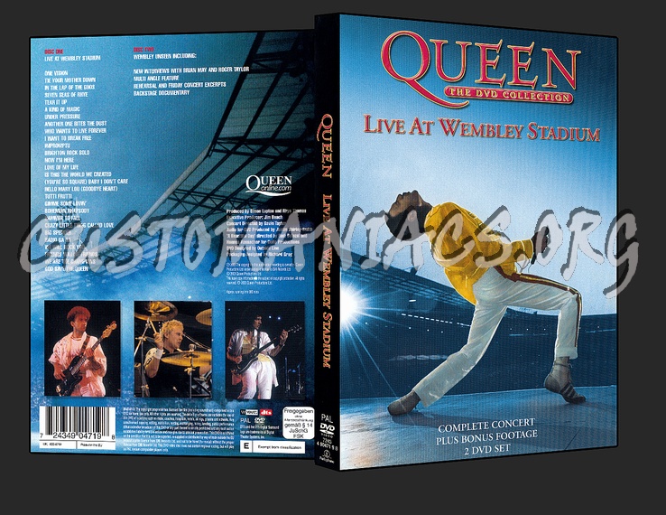 Queen - Live At Wembley Stadium dvd cover