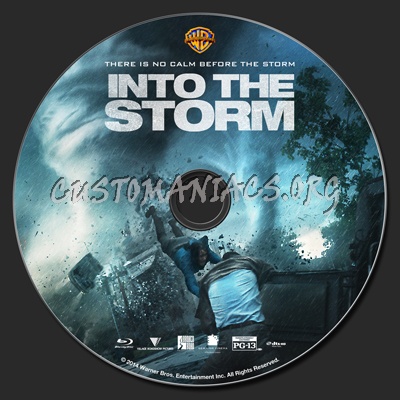 Into The Storm (2014) blu-ray label