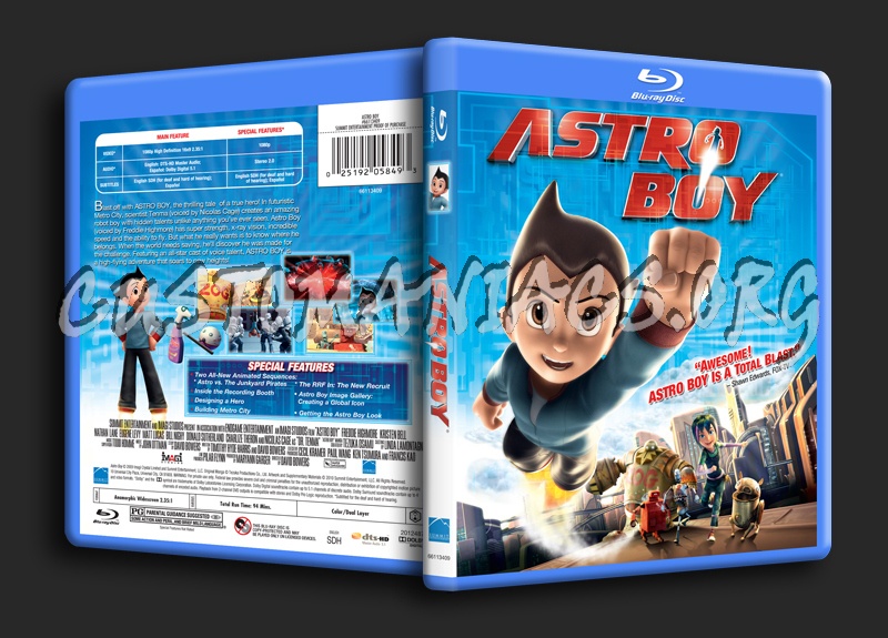 Astro Boy blu-ray cover
