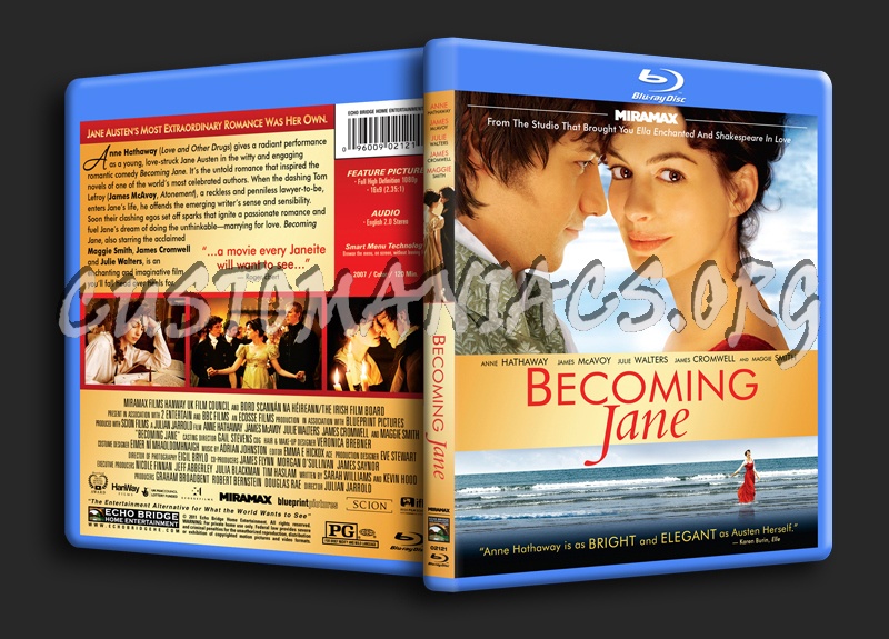 Becoming Jane blu-ray cover