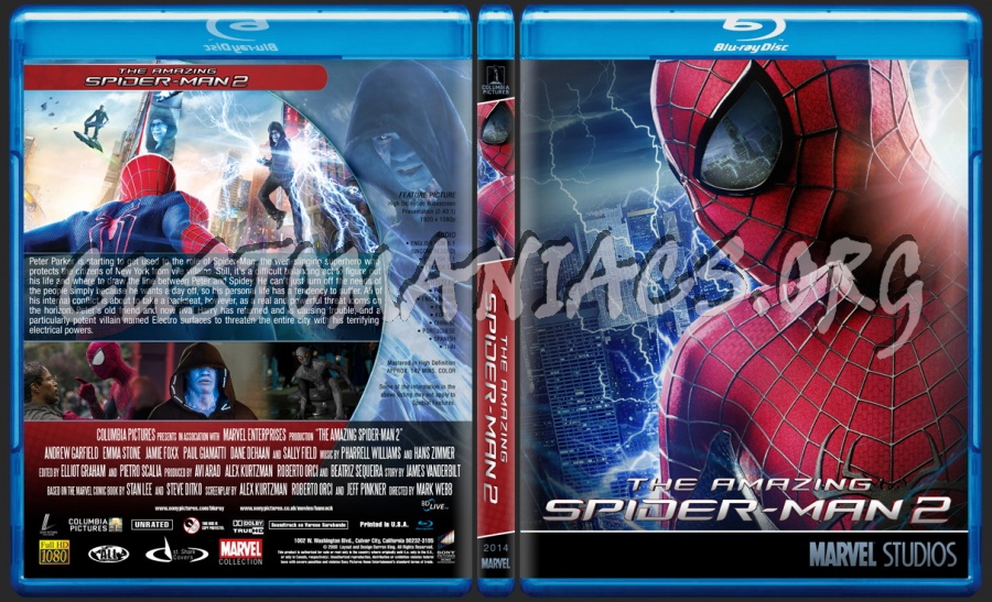 The Amazing Spider-Man 2 - Marvel Collection blu-ray cover