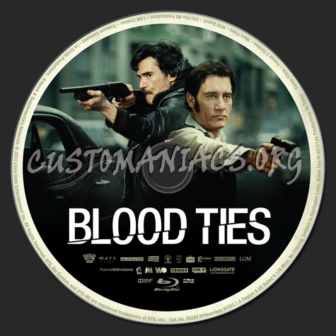 Blood Ties blu-ray label