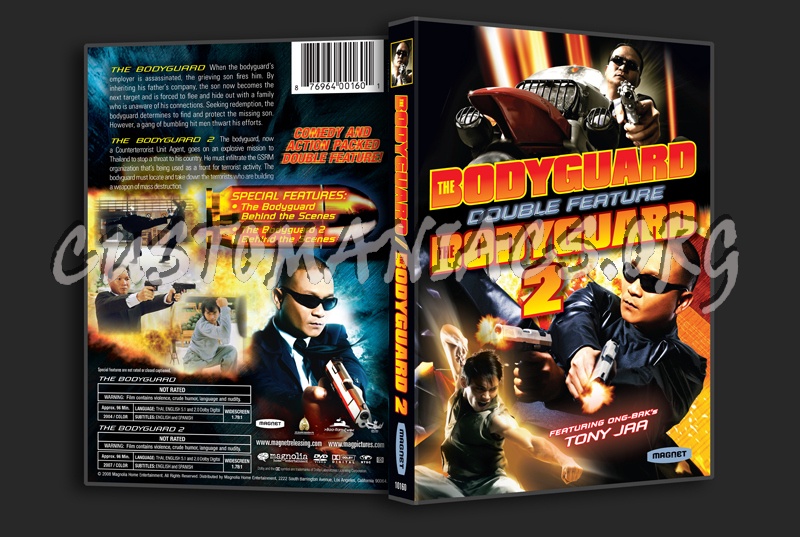 Bodyguard Double Feature dvd cover