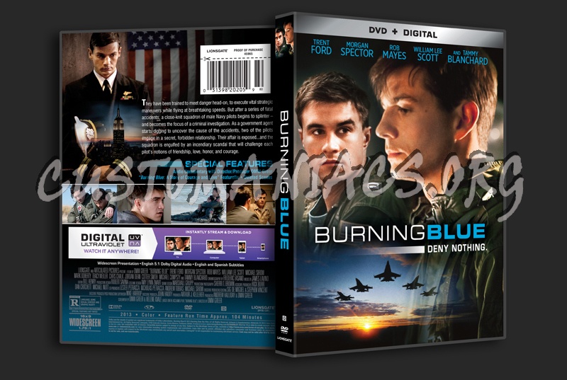 Burning Blue dvd cover