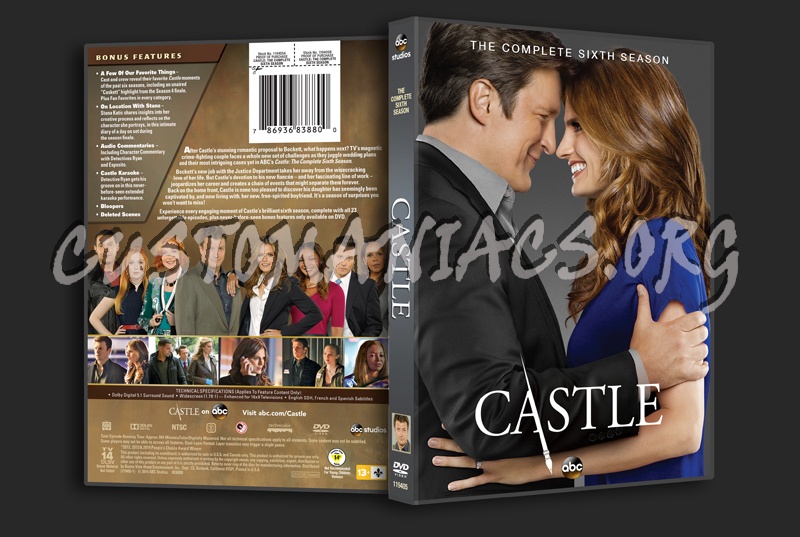 Castle Season 6 dvd cover
