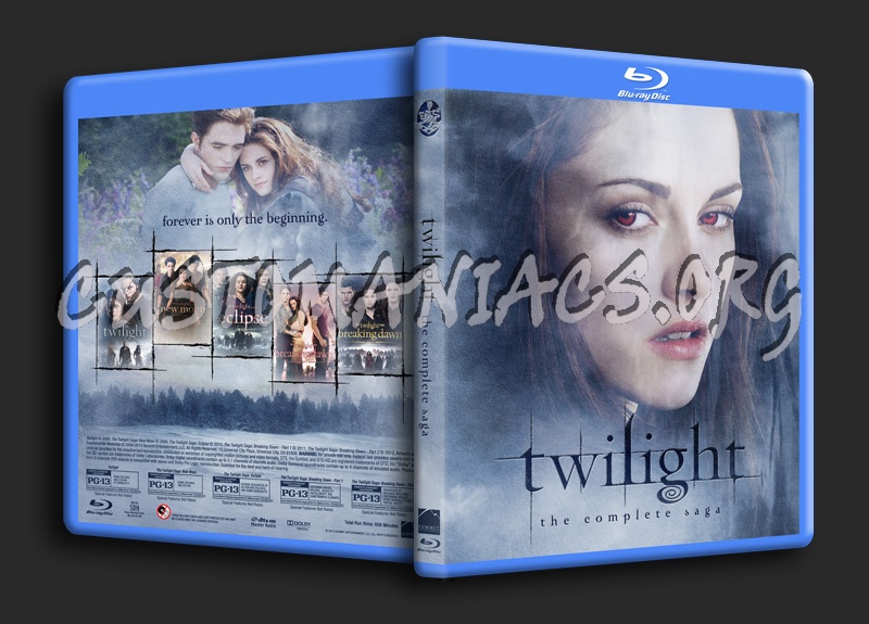 Twilight Saga (spacesaver) blu-ray cover