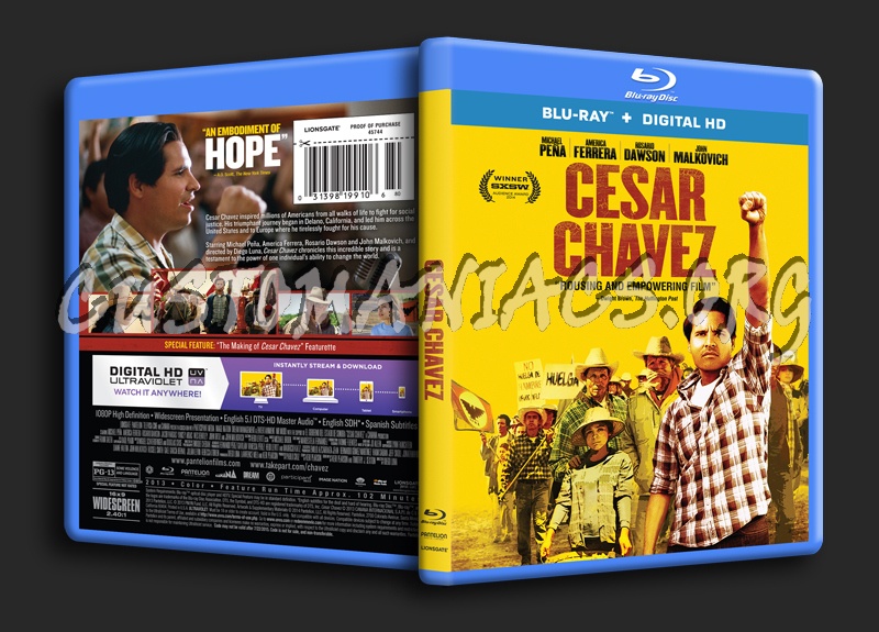 Cesar Chavez blu-ray cover
