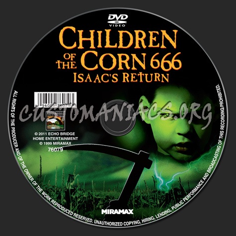 Children of the Corn 666 Isaac's Return dvd label