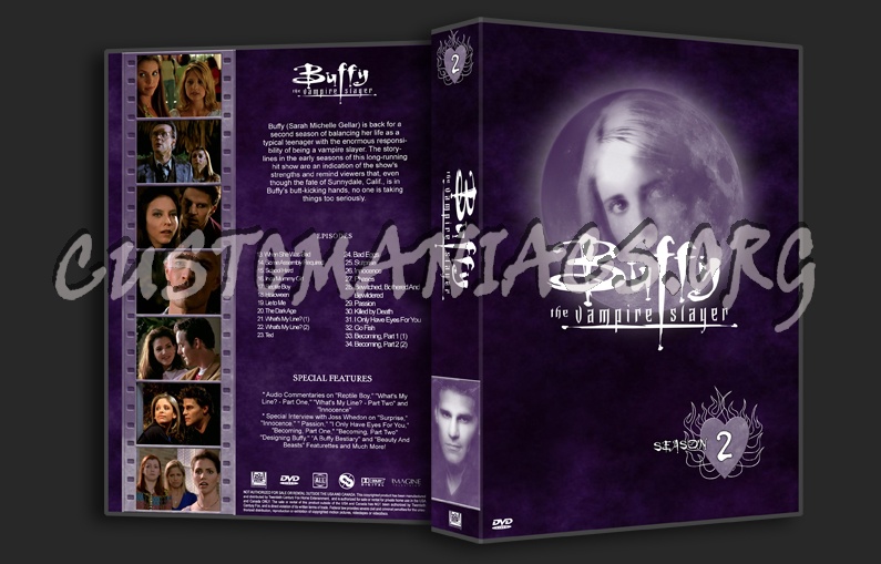 Buffy The Vampire Slayer dvd cover