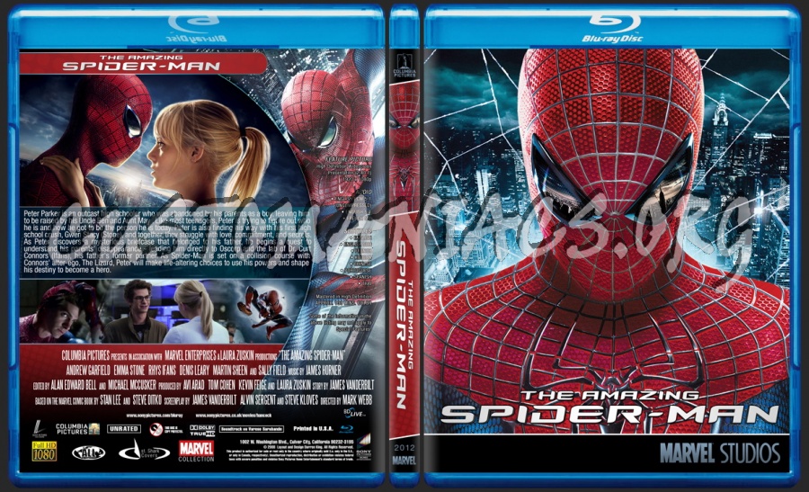 The Amazing Spider-Man - Marvel Collection blu-ray cover