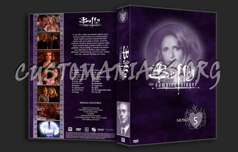 Buffy The Vampire Slayer dvd cover