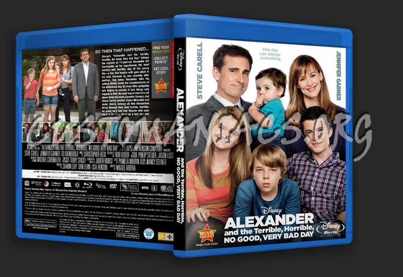 Alexander and the terrible horrible no good very bad day blu-ray cover