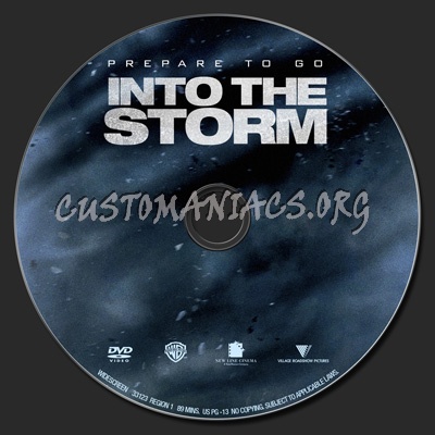 Into The Storm dvd label